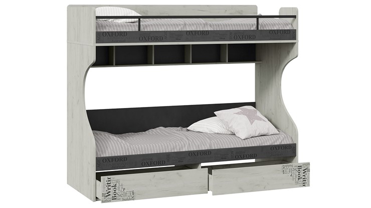 Двухэтажная кровать Оксфорд-2 ТД-399.11.01 в Магадане - изображение 1