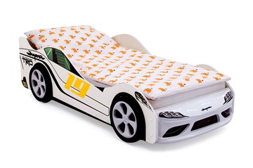 Кровать-машина Супра белая в Магадане