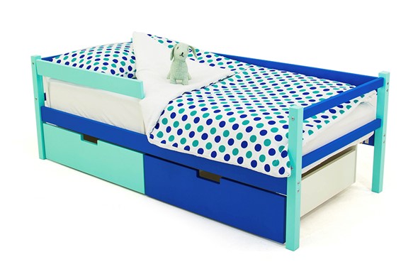 Кровать-тахта Skogen мятно-синий в Магадане - изображение