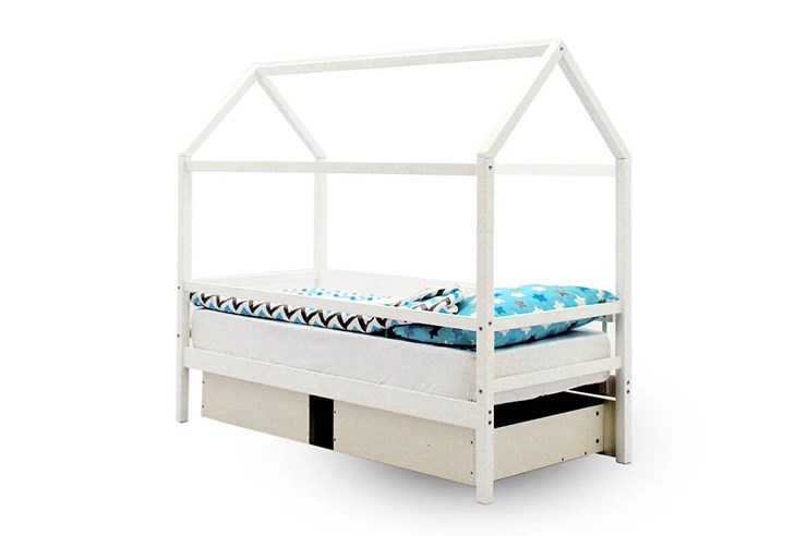 Детская кровать-домик Svogen белый в Магадане - изображение 5