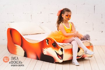 Детская кровать-зверенок Лиса-Фокси в Магадане - предосмотр 1