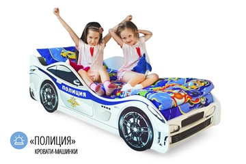 Кровать-машина детская Полиция в Магадане - предосмотр 4