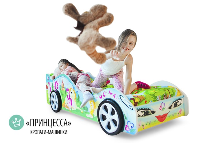 Детская кровать-машина Принцесса в Магадане - изображение 3