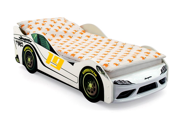 Кровать-машина Супра белая в Магадане - изображение 3