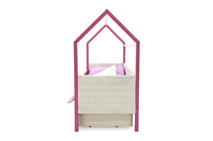 Кровать-домик детская «Svogen лаванда-белый» мягкая в Магадане - изображение 5