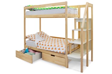 Детская двухэтажная кровать Svogen натура в Магадане - предосмотр 5
