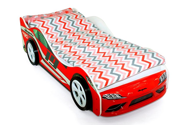 Кровать-машина в детскую Супра красная в Магадане - изображение 2