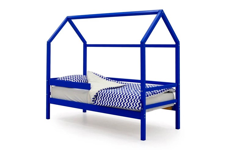 Кровать-домик в детскую Svogen синий в Магадане - изображение 2