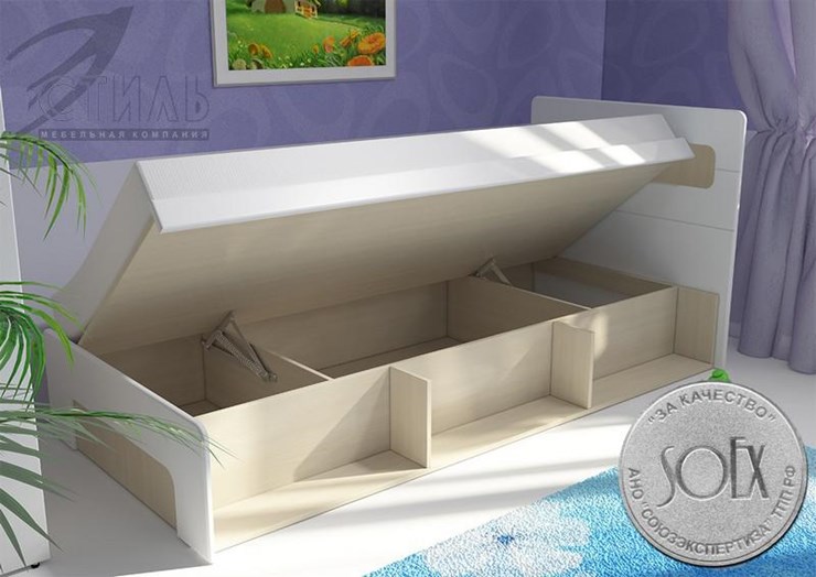 Кровать детская с подъемным механизмом Палермо-Юниор без вставок в Магадане - изображение 2