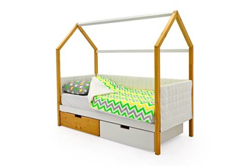 Детская кровать-домик «Svogen белая-дерево» мягкая в Магадане - предосмотр 2
