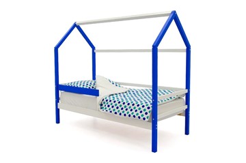 Кровать-домик в детскую Svogen сине-белый в Магадане - предосмотр 2