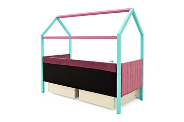 Детская кровать-домик «Svogen лаванда-мятный» мягкая в Магадане - предосмотр 6