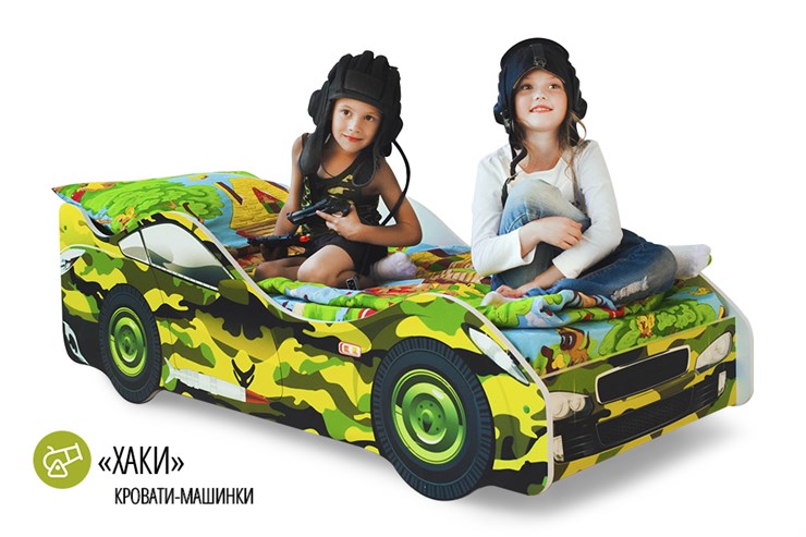 Кровать-машина в детскую Хаки в Магадане - изображение 1