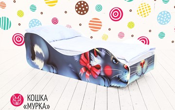 Детская кровать-зверёнок Кошка-Мурка в Магадане - предосмотр