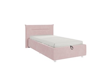 Детская кровать 0.9 Альба, нежно-розовый (велюр) в Магадане - предосмотр 3