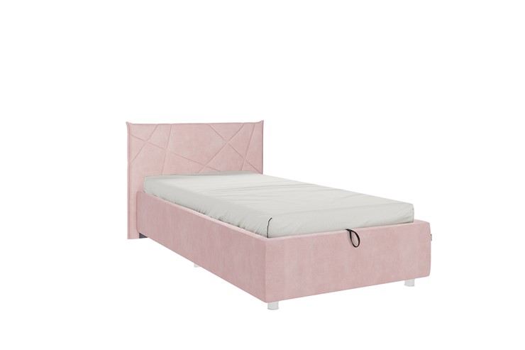 Детская кровать 0.9 Бест, нежно-розовый (велюр) в Магадане - изображение 3