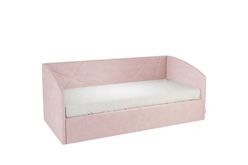 Детская кровать  0.9 Бест (Софа), нежно-розовый (велюр) в Магадане - предосмотр