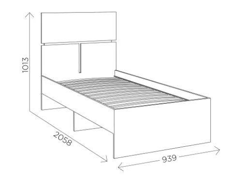 Кровать для детей Агата М11, белый в Магадане - изображение 3
