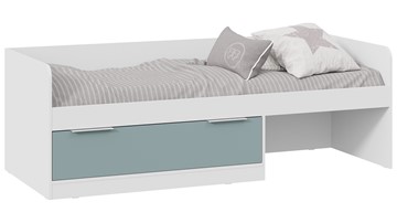Кровать в детскую Марли Тип 1 (Белый/Серо-голубой) в Магадане - предосмотр
