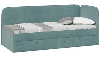 Кровать детская Молли тип 1 (80), Микровелюр Scandi Indigo 11 в Магадане - предосмотр