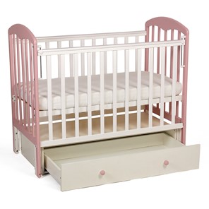 Кровать детская Polini kids Simple 328, белый-розовый в Магадане - предосмотр 2
