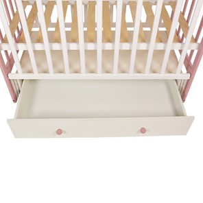 Кровать детская Polini kids Simple 328, белый-розовый в Магадане - предосмотр 7