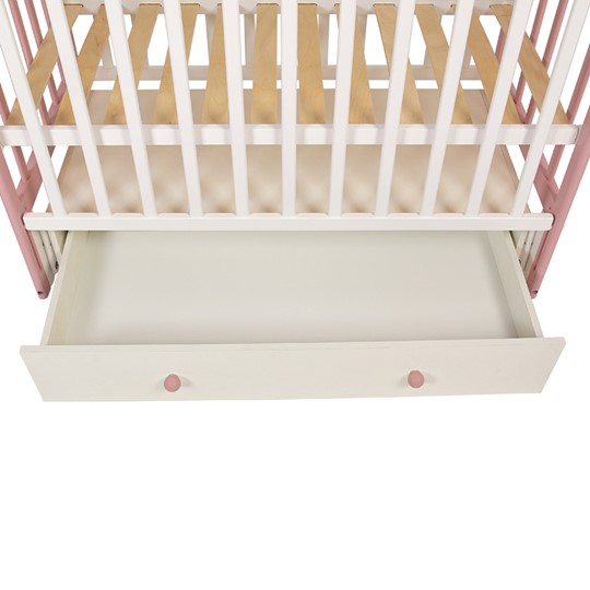 Кровать детская Polini kids Simple 328, белый-розовый в Магадане - изображение 7