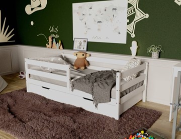 Кровать детская Софа с ящиками, цвет белый в Магадане - предосмотр 3