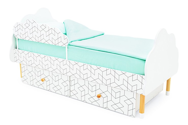 Кроватка Stumpa Облако "Кубики" в Магадане - изображение 3