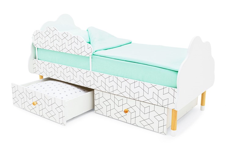 Кроватка Stumpa Облако "Кубики" в Магадане - изображение 4
