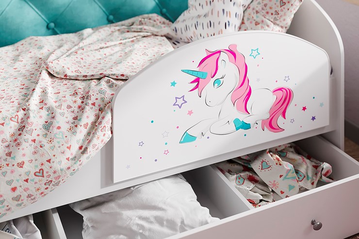 Кровать с бортиками Звездочка с бортиком, Розовый в Магадане - изображение 2