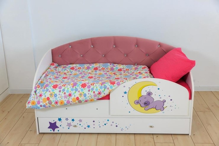 Кровать с бортиками Звездочка с бортиком, Розовый в Магадане - изображение 6