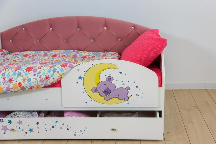 Кровать с бортиками Звездочка с бортиком, Розовый в Магадане - изображение 7