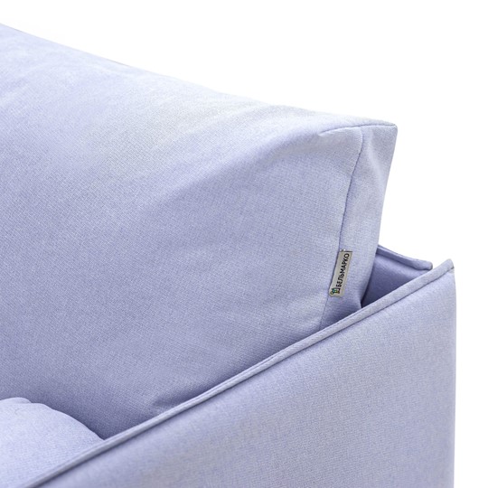 Мягкая кровать Soffal нежная сирень (микрошенилл) в Магадане - изображение 16
