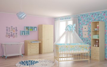 Детская кроватка POLINI Kids Simple 101 Натуральный в Магадане - предосмотр 8