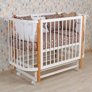 Детская кровать POLINI Kids Simple 350 Белый / Натуральный в Магадане - предосмотр 13