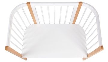 Детская кровать POLINI Kids Simple 120 Белый / Бук в Магадане - предосмотр 4