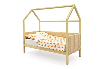 Кровать-домик детская «Svogen бежевый» мягкая в Магадане - предосмотр