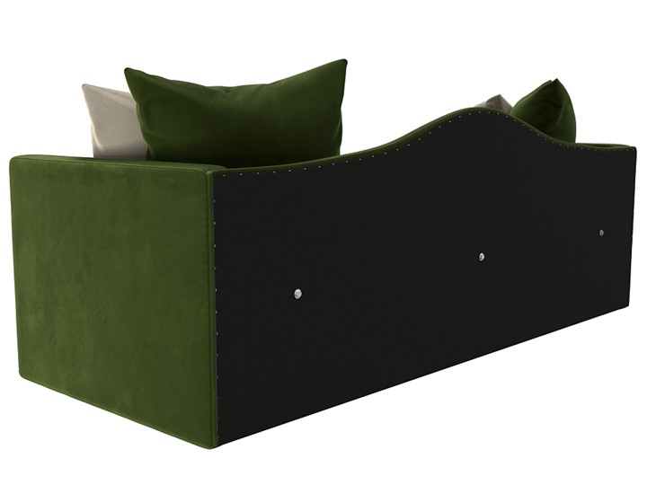 Диван-кровать Дориан, Зеленый/Бежевый (Микровельвет) в Магадане - изображение 6