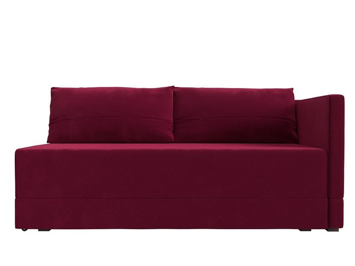 Диван-кровать Никас, Бордовый (Микровельвет) в Магадане - изображение 3