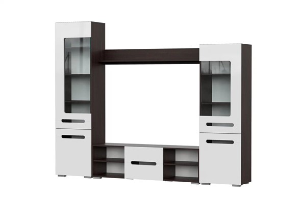 Набор мебели в гостиную МГС-6, венге/белый глянец в Магадане - изображение