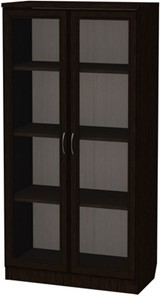 Шкаф со стеклянными дверцами 214, цвет Венге в Магадане - предосмотр