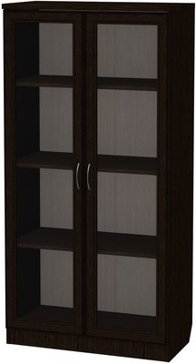 Шкаф со стеклянными дверцами 214, цвет Венге в Магадане - изображение