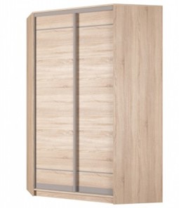 Угловой шкаф Аларти (YA-230х1400(602) (4) Вар. 2; двери D1+D1), без зеркала в Магадане - предосмотр