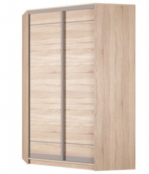 Угловой шкаф Аларти (YA-230х1400(602) (4) Вар. 2; двери D1+D1), без зеркала в Магадане - изображение