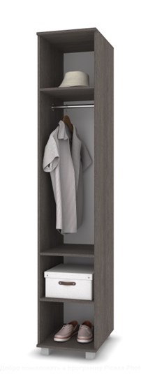 Шкаф распашной В-12, Серый дуб/Белый в Магадане - изображение 1
