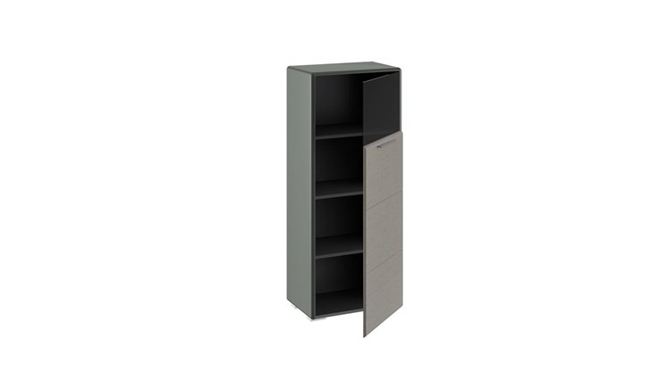 Шкаф Наоми комбинированный одностворчатый, цвет Фон серый, Джут ТД-208.07.28 в Магадане - изображение 1