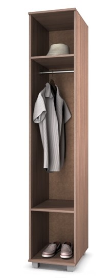 Распашной шкаф Е-12, Ясень шимо светлый/темный в Магадане - изображение 1