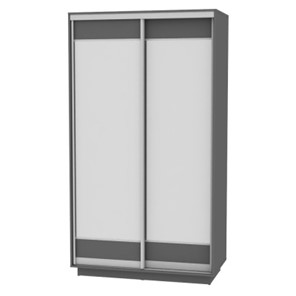 Шкаф 2-дверный Весенний HK1, 2155х1200х600 (D2D2), Графит в Магадане - предосмотр
