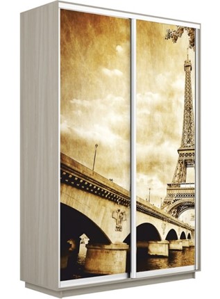 Шкаф 2-дверный Экспресс 1600x600x2400, Париж/шимо светлый в Магадане - изображение